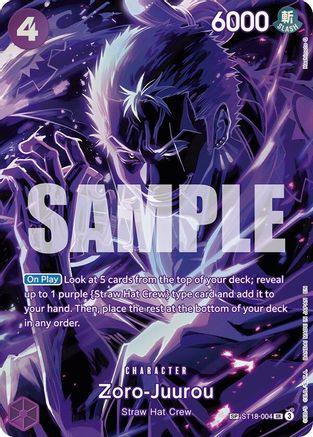 Image of Zoro-Juurou (SP) (ST18-004) - Legacy of the Master Foil